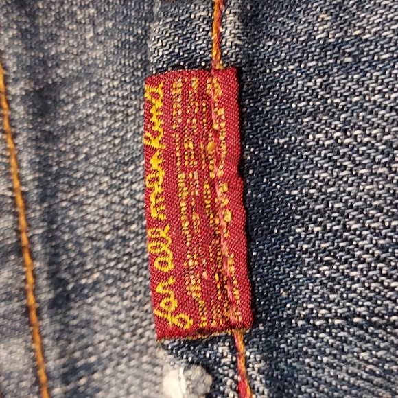 Women's Size 6 7 For All Mankind Washed Distressed Flare Jeans - Picture 10 of 15